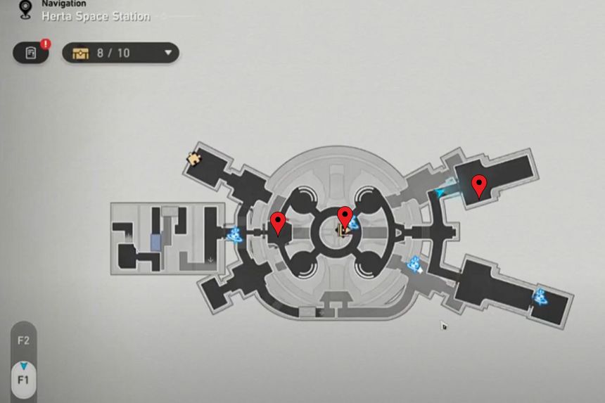 Herta Space Station Memory Bubble Locations- Où trouver